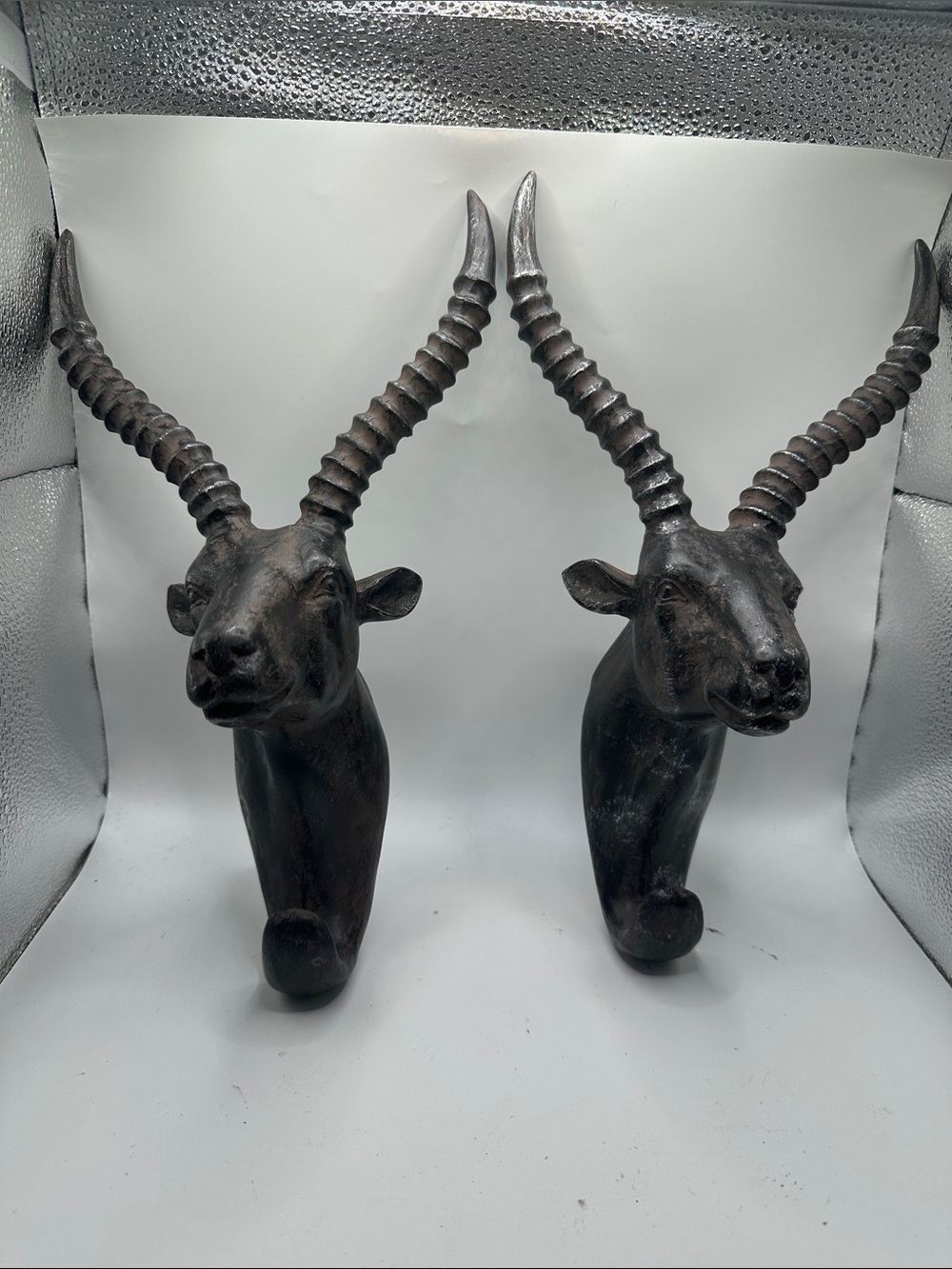 Mercana Roxburg Brown Resin Gazelle Head Bust